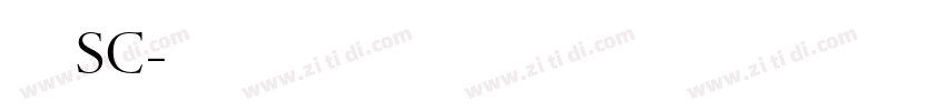 华文粗楷 SC字体转换